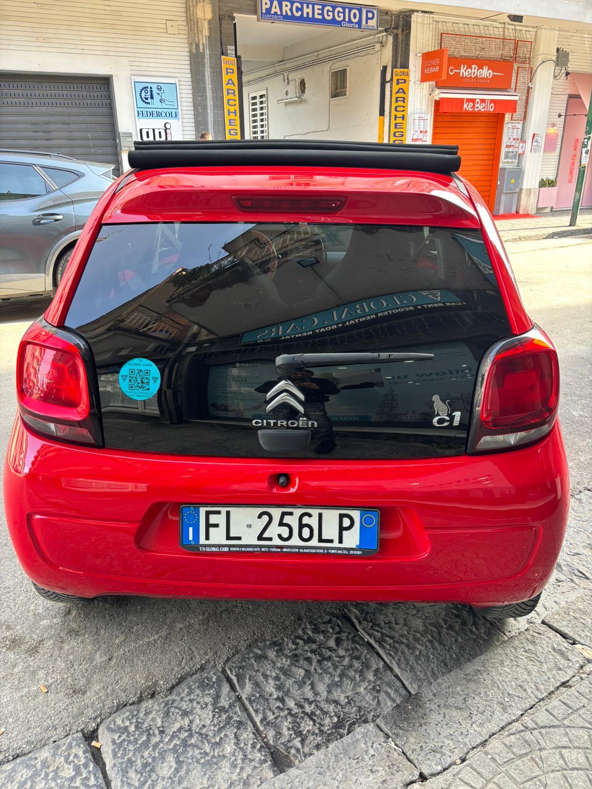 CITROEN C1 RED CABRIO